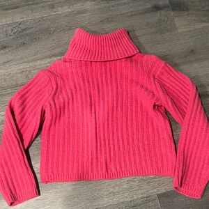 Universal Thread Vibrant Pink Cowl Neck Sweater